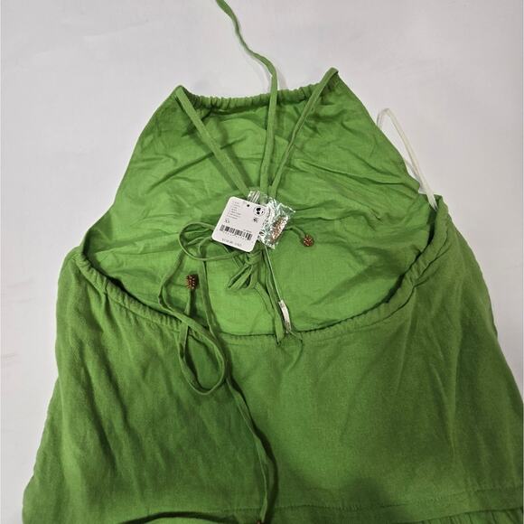 Free People x free-est Somewhere Sunny Maxi Dress in Kiwi - Picture 8 of 11